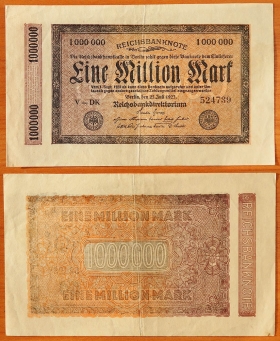 Германия 1000000 марок 1923 XF