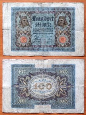 Германия 100 марок 1920 P-69a (2)