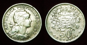 Португалия 50 сентавос 1963