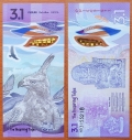 Индонезия демонстрационная банкнота 3.1 aUNC