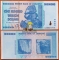 Zimbabwe 100 trillion dollars 2008 UNC