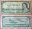 Canada 1 dollar 1954 Devil's Face F