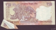 India 10 rupiah 2013 Error Butterfly