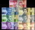 Indonesia Complete set of banknotes 2016 UNC
