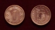 Latvia 1 santims 2005 UNC