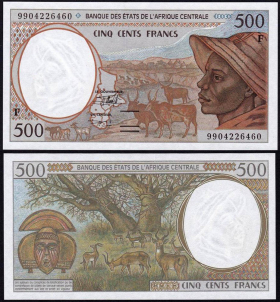 Экваториальная Гвинея 500 франков 1994 UNC Р-301F-b
