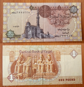 Египет 1 фунт 2007 XF