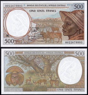 Гвинея 500 франков 2000 UNC Р-501N-g