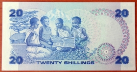 Кения 20 шиллингов 1981 UNC