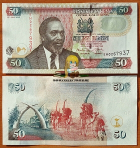 Кения 50 шиллингов 2010 UNC
