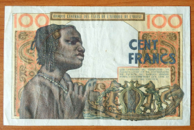 Кот-д'Ивуар (Берег Слоновой Кости) 100 франков 1965
