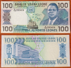 Сьерра-Леоне 100 леонов 1990 UNC