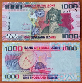 Сьерра-Леоне 1000 леонов 2013 UNC