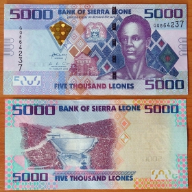 Сьерра-Леоне 5000 леонов 2013 UNC
