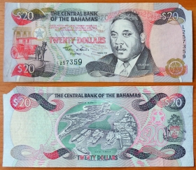 Багамы 20 долларов 1997