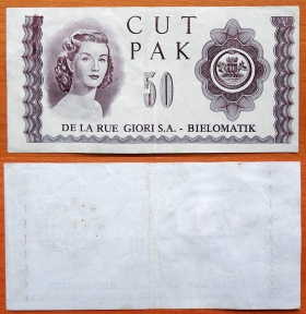 Бразилия Демонстрационная банкнота 1940 VF CDMB-101bD