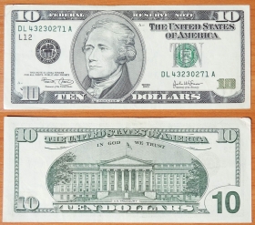 США 10 Долларов 2003 L12