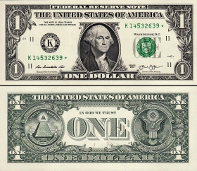 США 1 Доллар 2013 К UNC Замещение