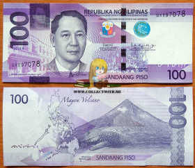 Филиппины 100 писо 2018A UNC