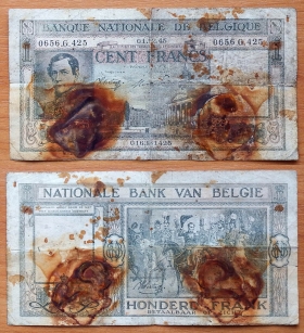 Бельгия 100 франков 01.12. 1945 P-126.1