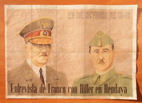 Испания Талоны на еду Гитлер и Франко