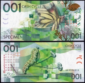 Швейцария демонстрационная банкнота Денежный цикл