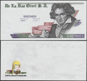 Великобритания демонстрационная банкнота Бетховен (1)