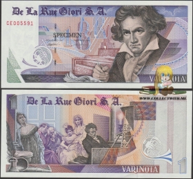 Великобритания демонстрационная банкнота Бетховен (4)