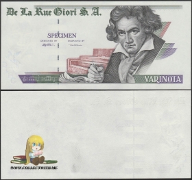 Великобритания демонстрационная банкнота Бетховен (2)