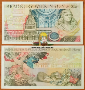 Великобритания Рекламная банкнота Bradbury Wilkinson UNC