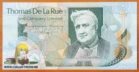 Великобритания Рекламная банкнота TDLR Williams UNC