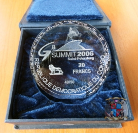 Конго 20 франков 2006 Саммит G8 (1)