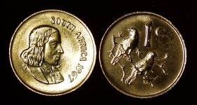 ЮАР Южная Африка 1 цент 1967