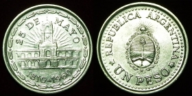 Аргентина 1 песо 1960 150 лет