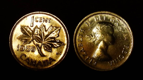 Канада 1 цент 1958