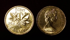 Канада 1 цент 1966