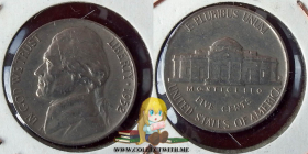 США 5 центов 1952 VF