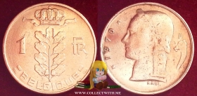 Бельгия 1 франк 1970 F
