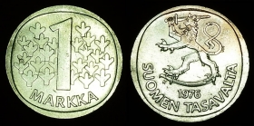 Финляндия 1 марка 1976