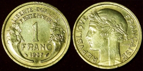 Франция 1 франк 1937