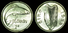Ирландия 1 флорин 1959