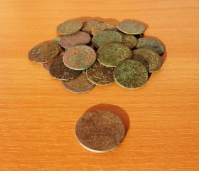 Польша 10 грошей 1840 + 25 монет 1 солид