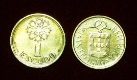 Португалия 1 эскудо 1987