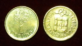Португалия 1 эскудо 1996