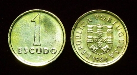 Португалия 1 эскудо 1984
