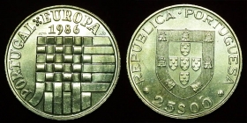 Португалия 25 эскудо 1986 Европейский рынок
