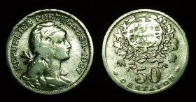 Португалия 50 сентавос 1927
