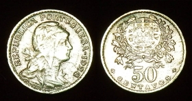 Португалия 50 сентавос 1928