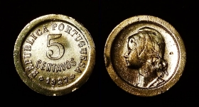 Португалия 5 сентавос 1927