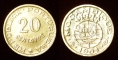 Mozambique 20 centavos 1961